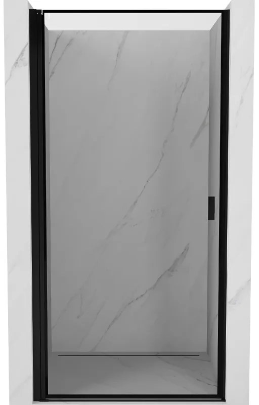 Mexen Mist-B drzwi prysznicowe uchylne lewe 70 cm, czarna ramka, czarne - 8A2-070-000-70-70-L