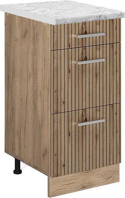 Szafka dolna do kuchni dąb rzemieślniczy 40x60x81.6 r-line