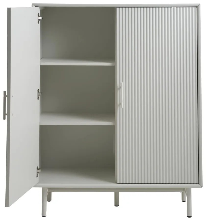 Szara szafka 100x125x40 cm Palma – Unique Furniture