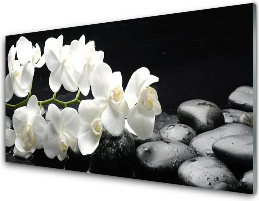 Panel nad blat kuchenny Kwiat Lotosu I Kamienie Spa