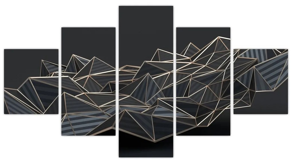 Obraz abstrakcji (125x70 cm)