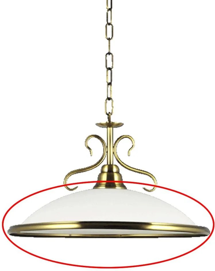 Prezent 75351 - Zapasowe szkło do żyrandola VIOLA E27