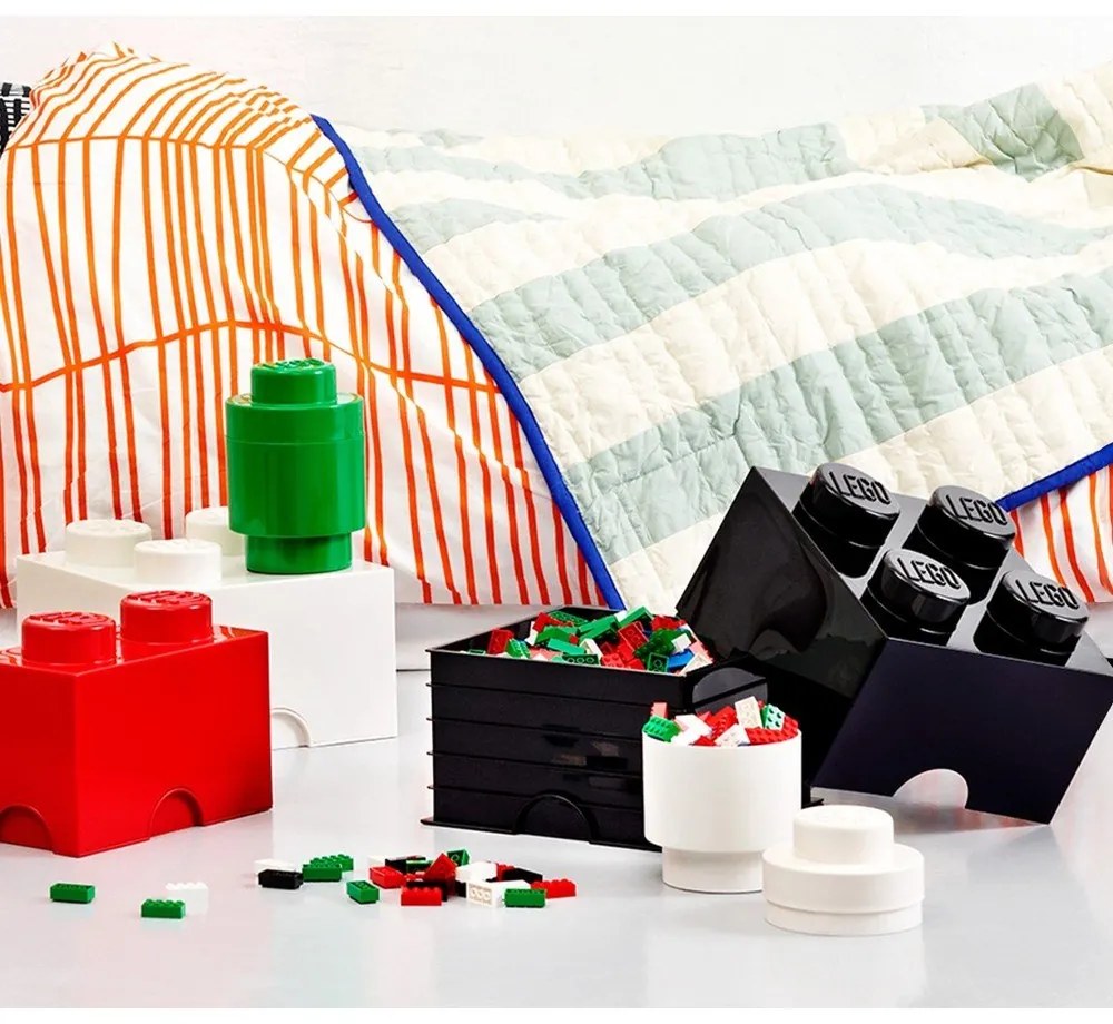 Czerwony pojemnik podwójny LEGO®