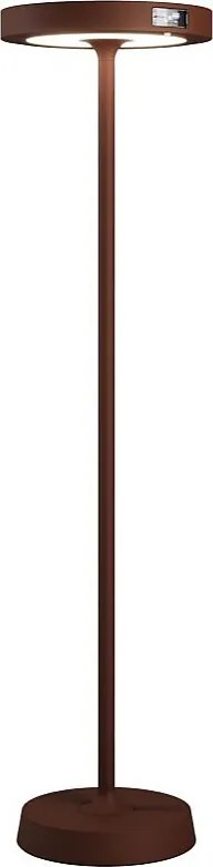 Barbell Solar RF - 65W Solarna lampa podłogowa LED z akumulatorem - Zewnętrzna lampa podłogowa 3 wysokości 156-113-70 cm Corten