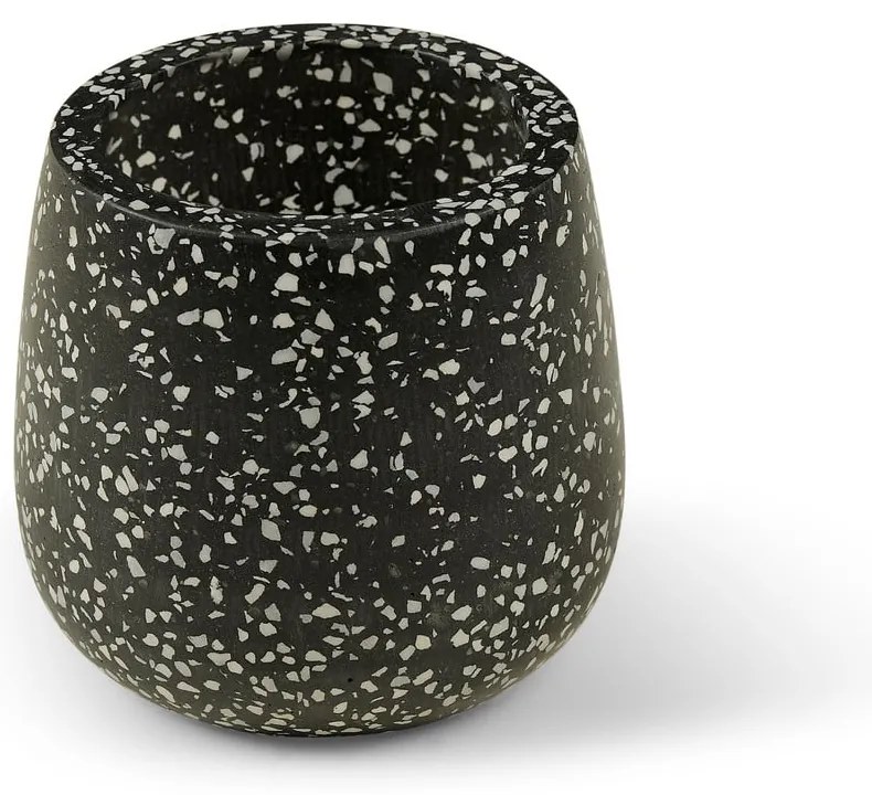 Ciemnoszara doniczka Bonami Selection Terrazzo, ø 15 cm