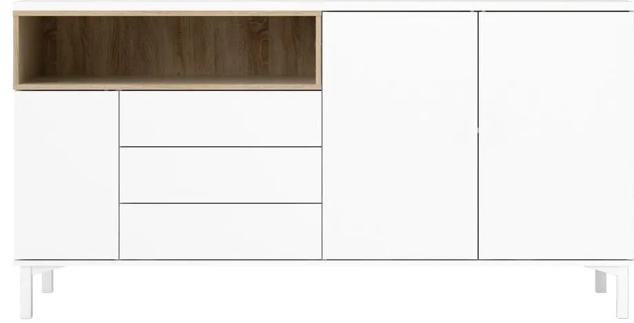 Biała komoda 176x90x49 cm Roomers – Tvilum