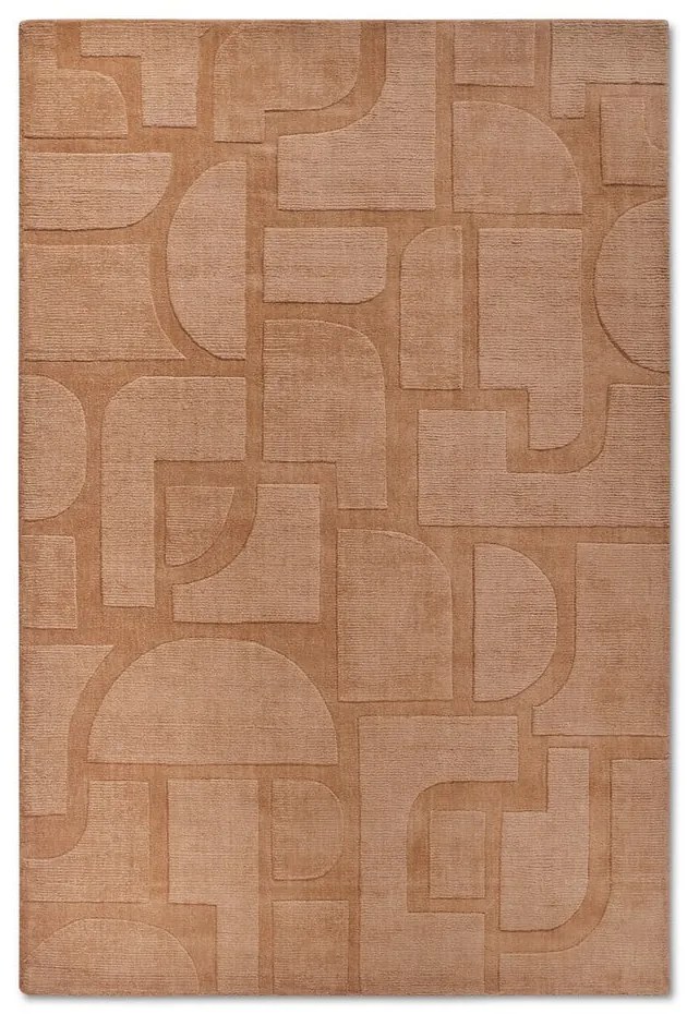 Brązowy wełniany dywan tkany ręcznie 160x230 cm Alexis – Villeroy&amp;Boch