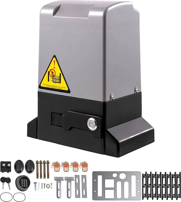 Automatyczny Otwieracz Bramy Przesuwnej Succebuy, 1800 Kg, 4 Pilotów I Sterowanie Przez Aplikację, do Drogi Dojazdowej