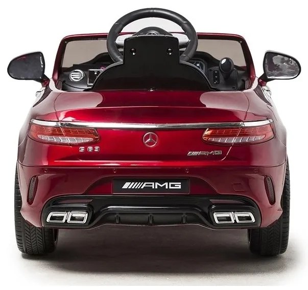 Auto na akumulator mercedes s63 czerwony lakierowany