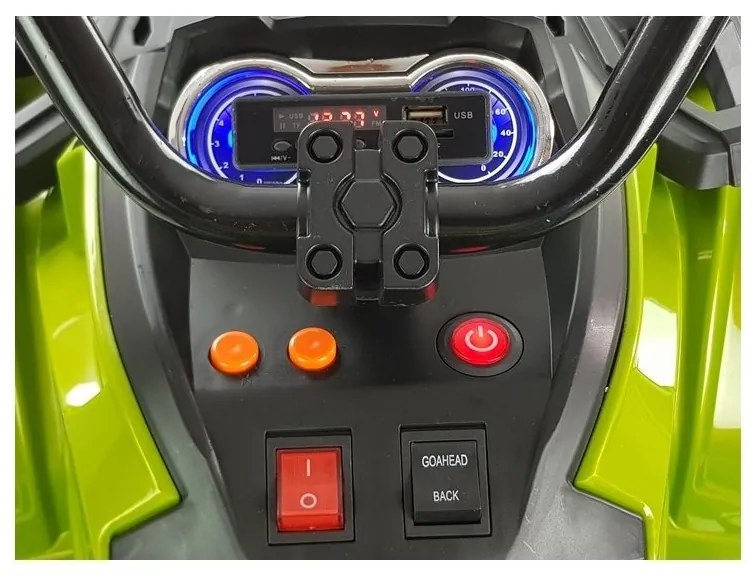 Quad na akumulator bdm0906 pompowane koła zielony