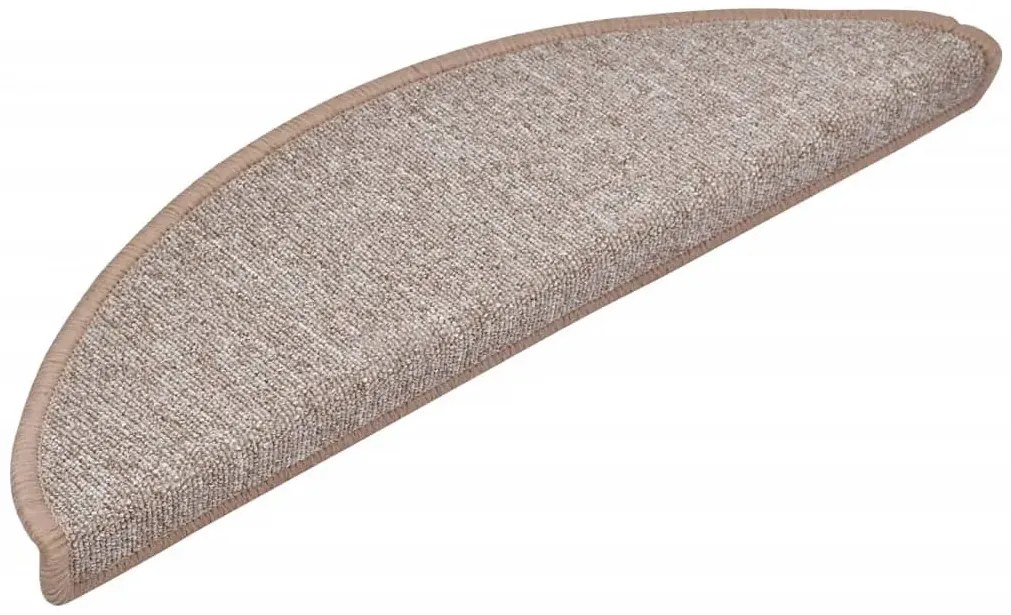 Zestaw eleganckich jasnobrązowych nakładek na schody E4-D32