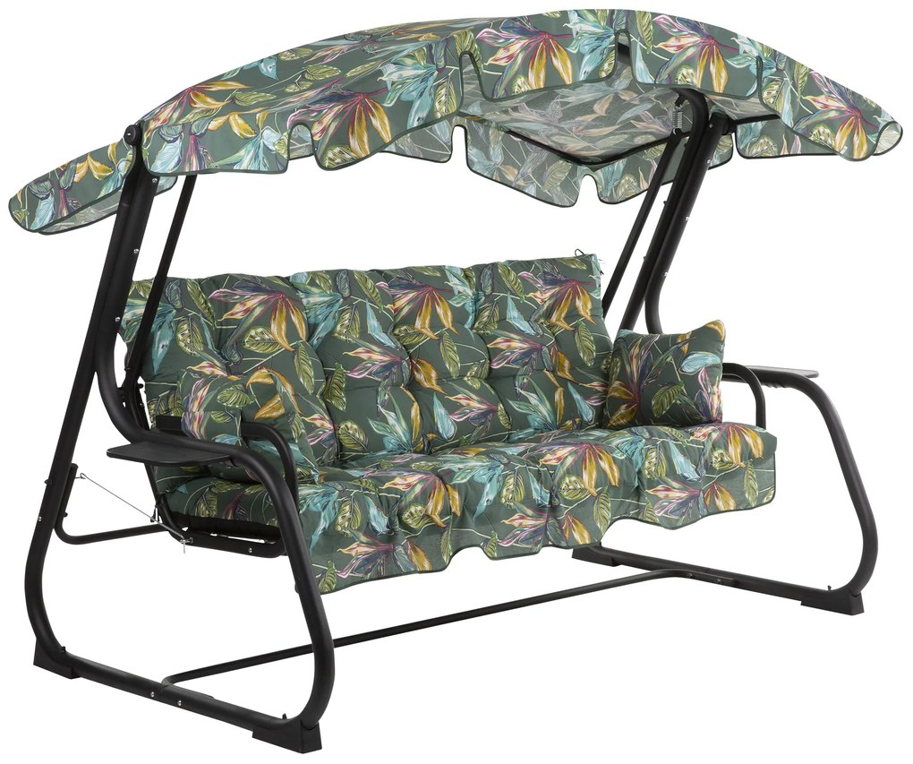 Huśtawka ogrodowa Ravenna Black Edition G058-02PB PATIO