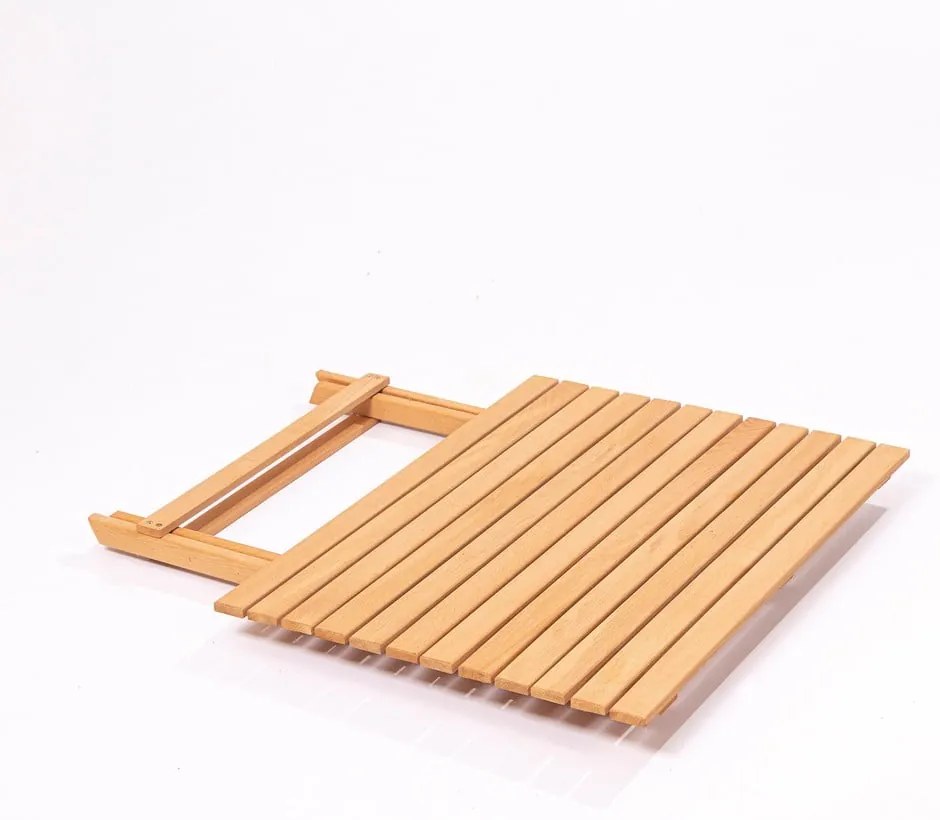 Stolik ogrodowy z litego drewna bukowego 60x80 cm – Floriane Garden