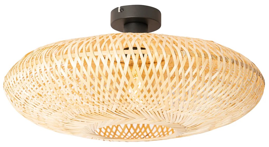 Orientalna lampa sufitowa z bambusa 50 cm - OstravaKolonialny Oswietlenie wewnetrzne