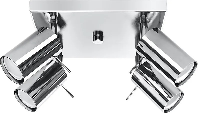 Plafon RING 4 chromowany