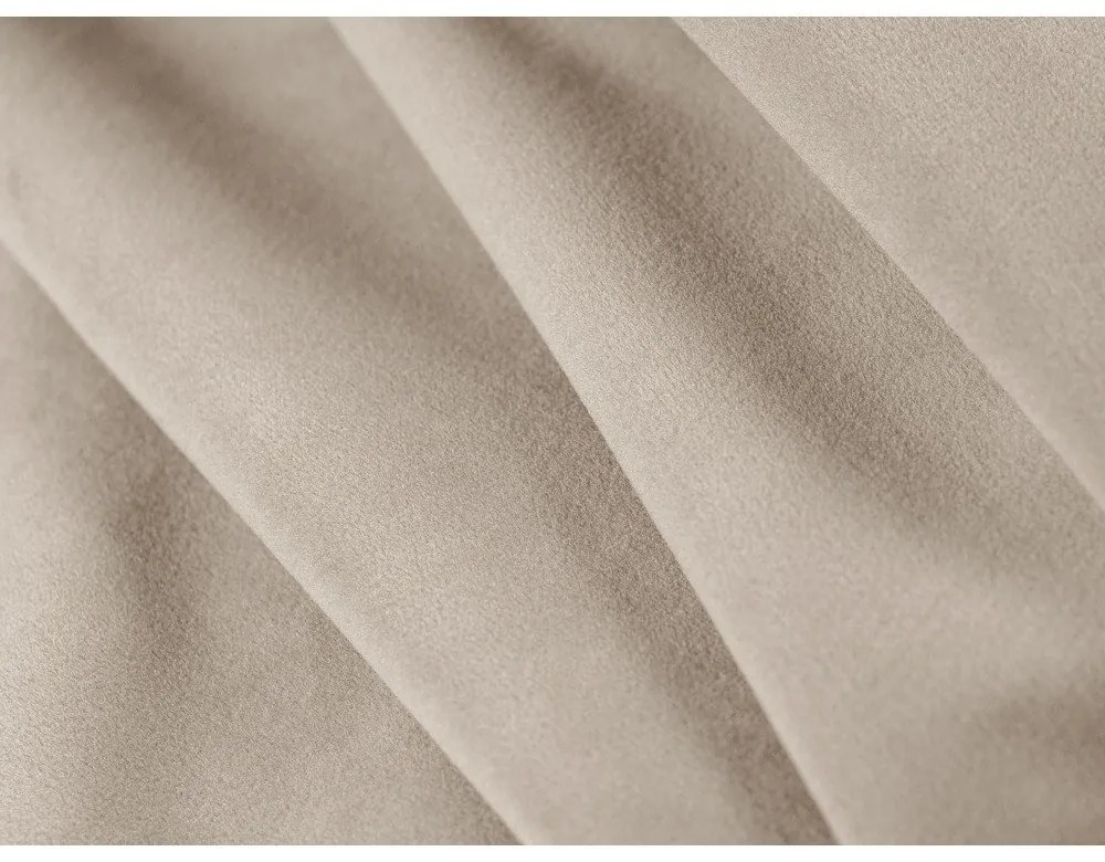 Beżowa aksamitna sofa 140 cm Abby – Micadoni