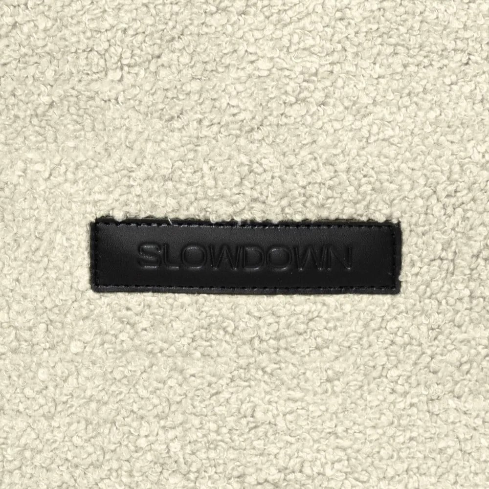 Kremowy worek do siedzenia z materiału bouclé Lounge – SLOWDOWN
