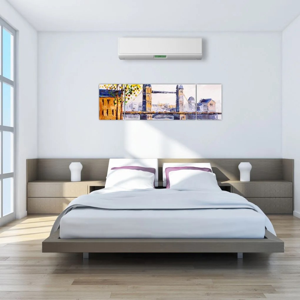 Obraz - Obraz miasta (170x50 cm)