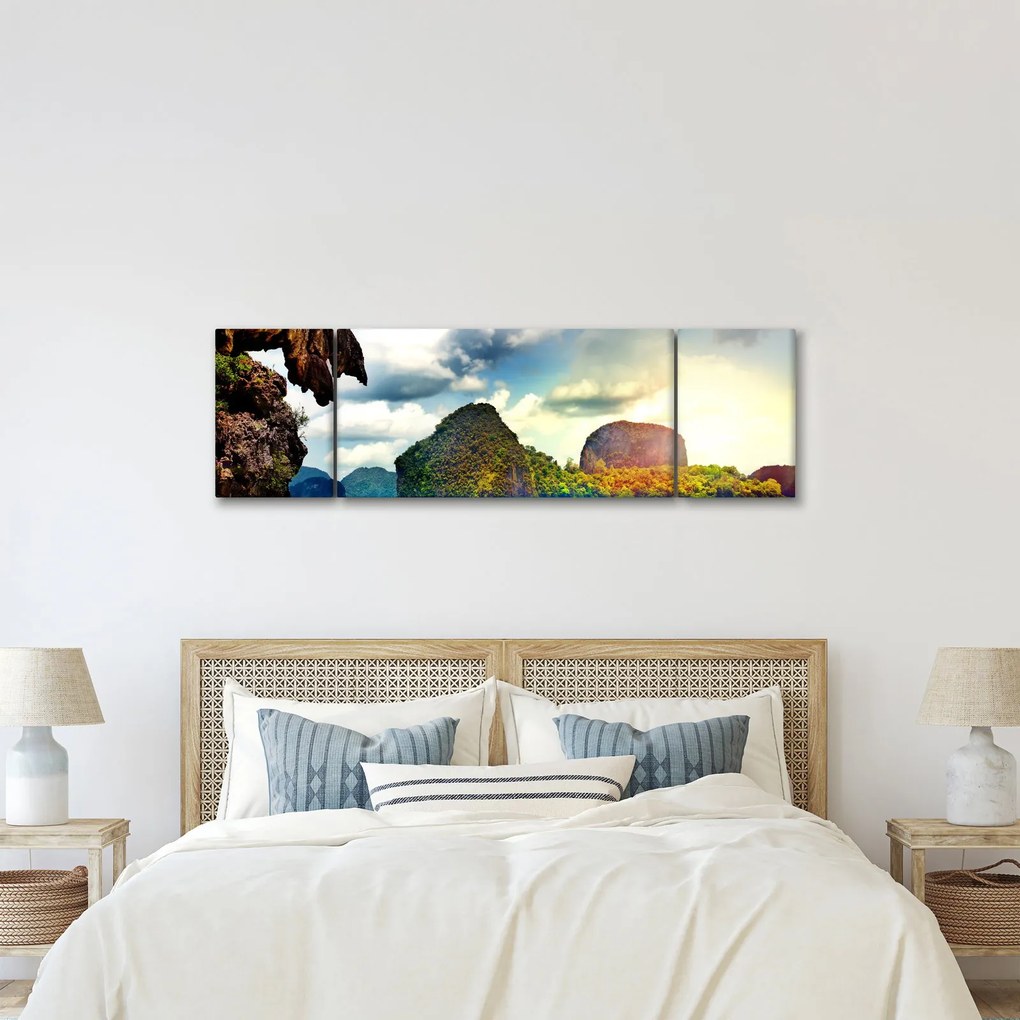Obraz - Zatoka Phang Nga (170x50 cm)