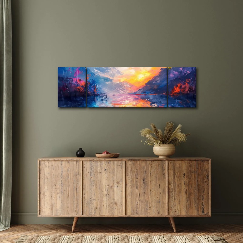Obraz - Malarstwo krajobrazowe (170x50 cm)