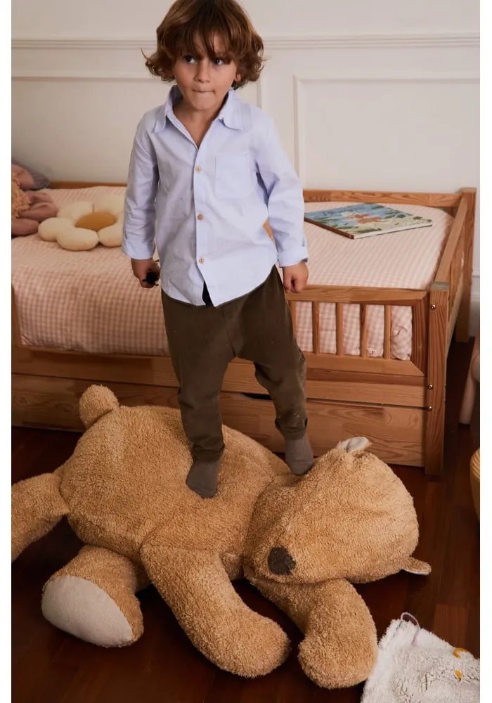 Brązowy dziecięcy worek do siedzenia Sleepy Bear – Lorena Canals