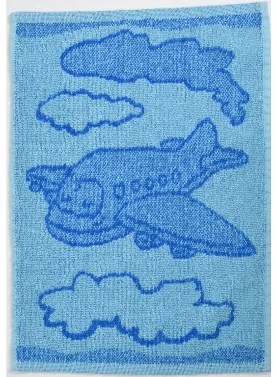 Ręcznik dziecięcy BEBE samolot niebieski 30x50 cm