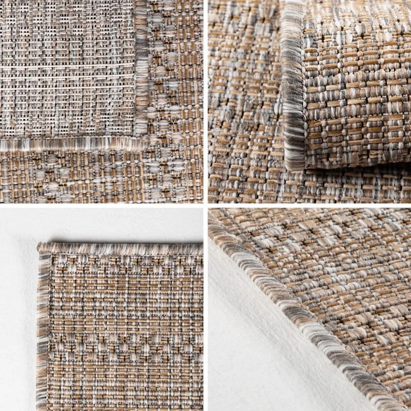 Dywan zewnętrzny Zagora Paseczki beżowy 160 cm x 230 cm