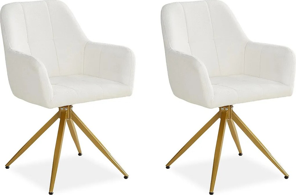 Krzesło jadalniane 56x86x60 cm beżowe