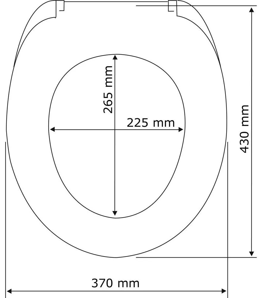 Deska sedesowa WENGE, MDF, WENKO