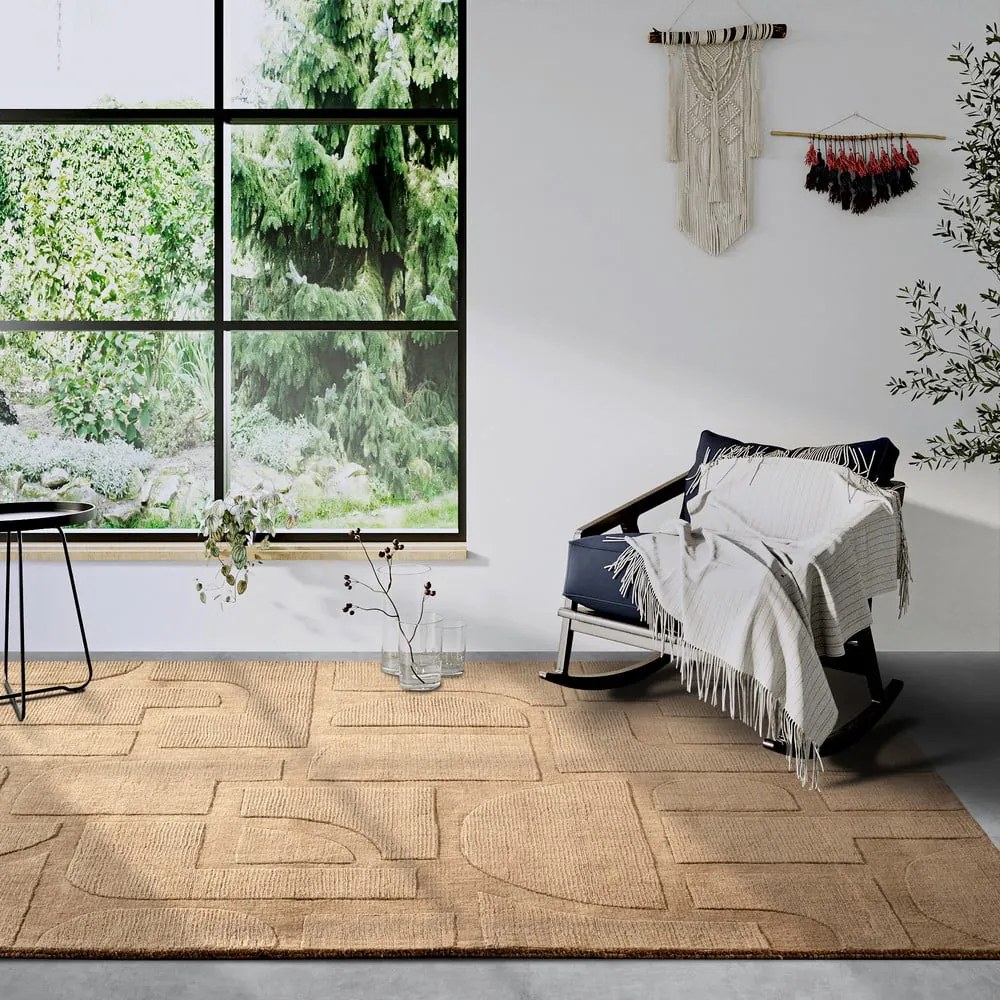 Beżowy wełniany dywan tkany ręcznie 190x280 cm Alexis – Villeroy&amp;Boch