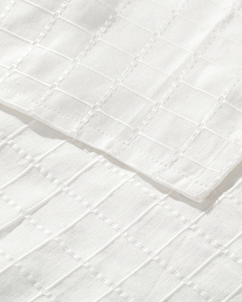 Komplet Milena white 150x250cm pled + 2 poszewki -50%
