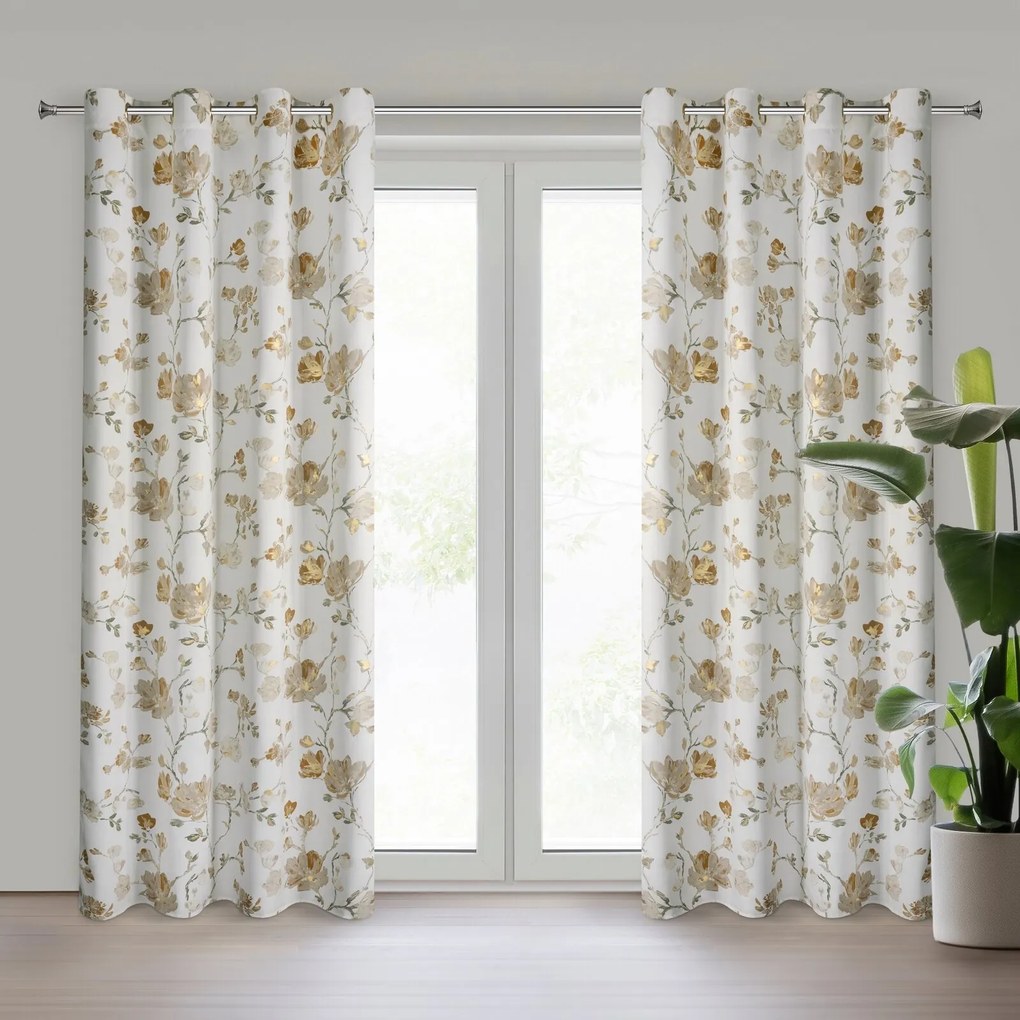 Dekoracyjna zasłona Nelia 140x250 cm - zaciemniająca