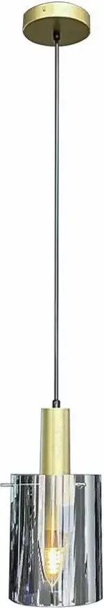 Złota lampa wisząca z metalu M6-L98