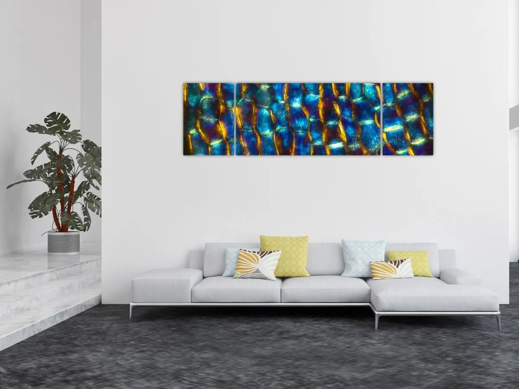 Obraz - Ściana komórkowa (170x50 cm)