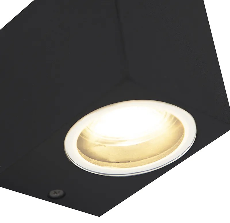 Zewnetrzna Zestaw 4 Nowoczesnych lamp ściennych czarnych IP44 - Baleno Nowoczesny Oswietlenie zewnetrzne