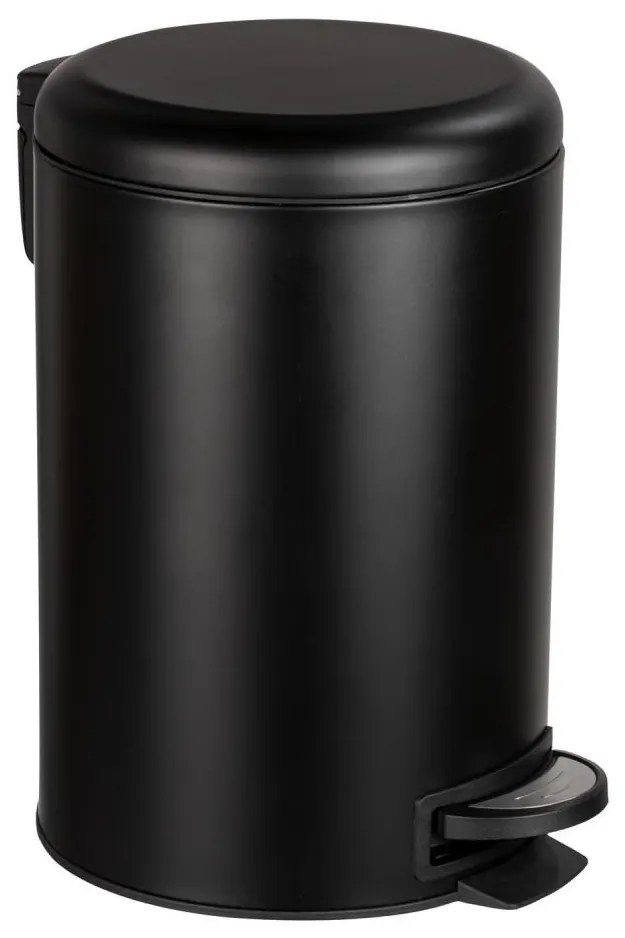 WENKO 54913100 - Kosz na śmieci LEMAN 25x38 cm czarny