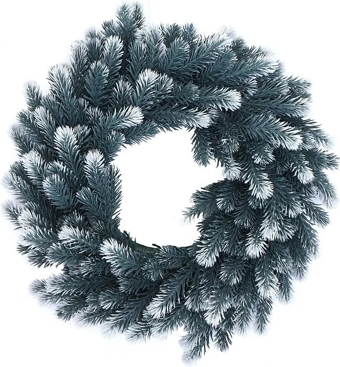 Sztuczna wieńce MCW-O98,  jodła ze śniegiem
