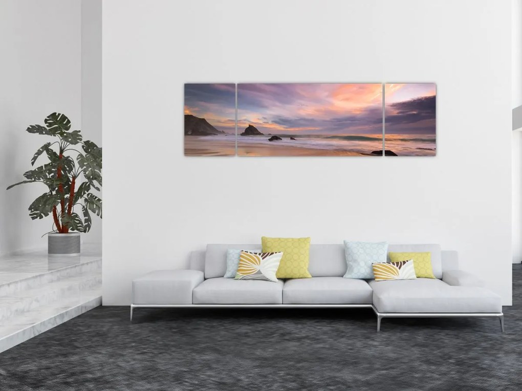 Obraz - Praia da Adraga (170x50 cm)