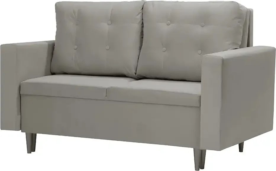 Sofa rozkładana 2os z funkcją spania GUEST Jasny brąz