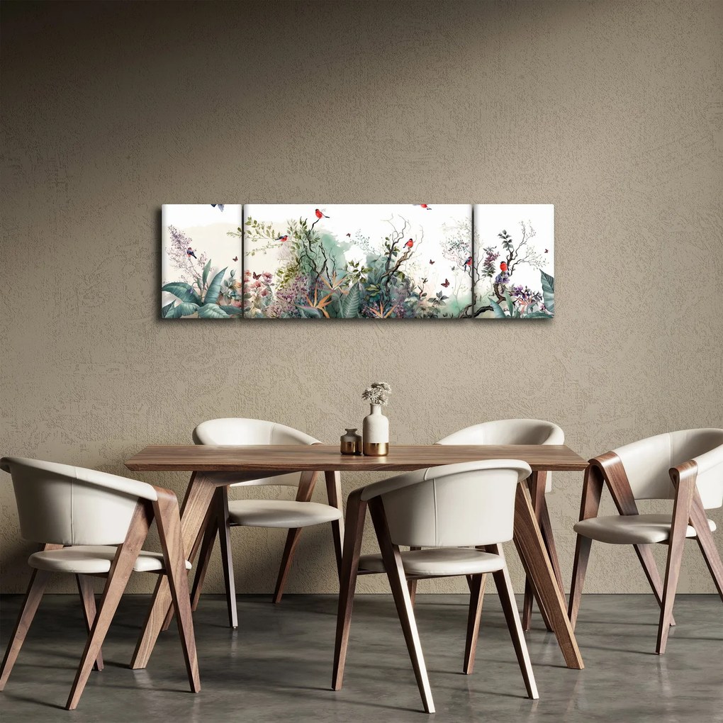 Obraz - Naturalny krajobraz, akwarela (170x50 cm)