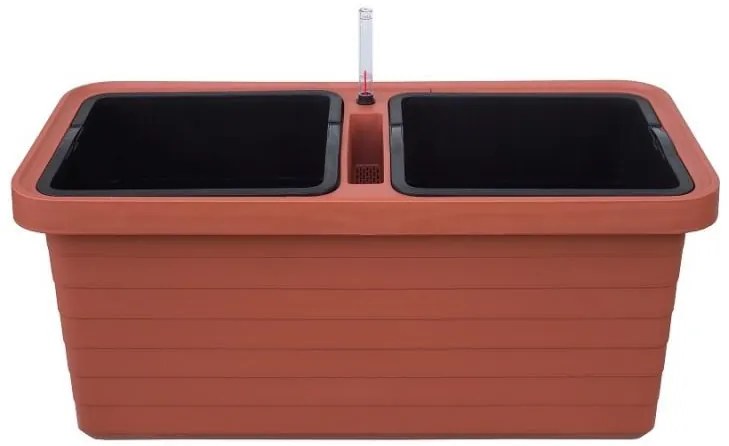 Skrzynka samonawadniająca Berberis DUO, terakota, 78 cm