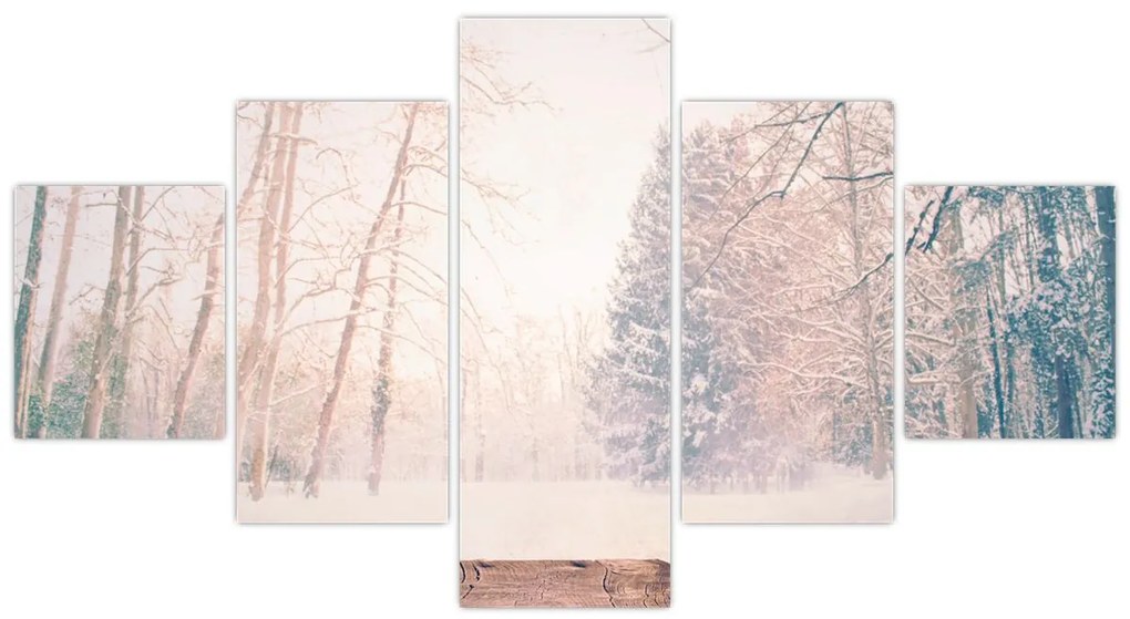 Obraz - Widok na las (125x70 cm)