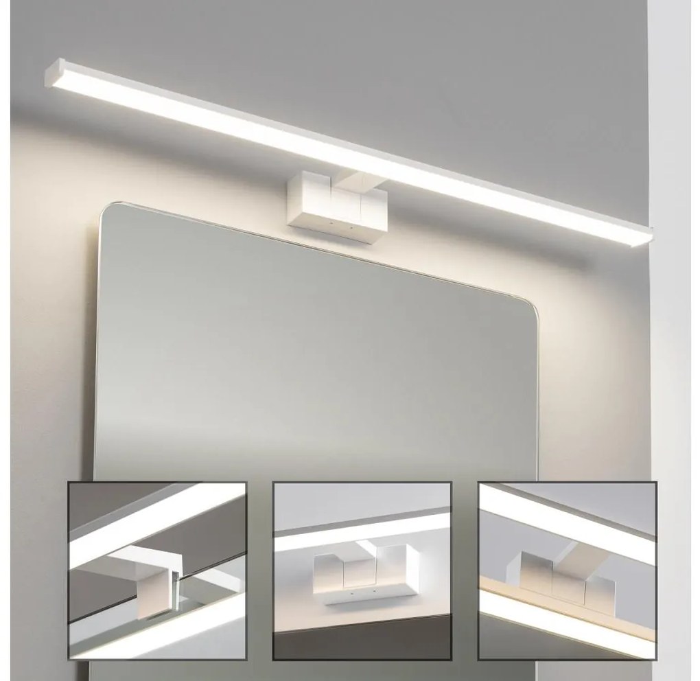 Brilagi - Oświetlenie LED do lustra łazienkowego VESTRA LED/15W/230V 80 cm IP44 biały