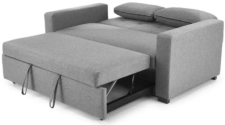 Popielata wypoczynkowa sofa rozkładana - Naria