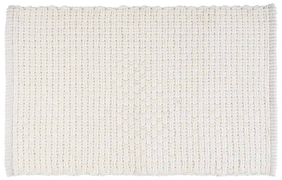 Biały tekstylny dywanik łazienkowy 50x80 cm Ecoli – Wenko