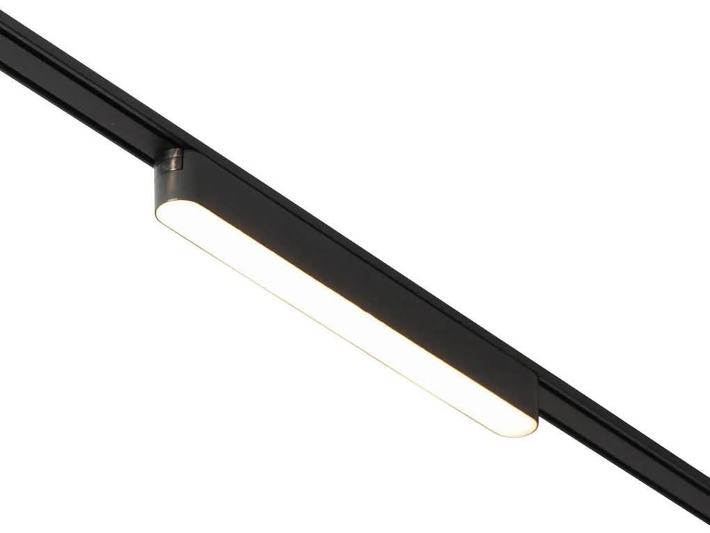Nowoczesny Czarny Reflektor Szynowy Jednofazowy 10W 3000K - Magnetic Marra Nowoczesny Oswietlenie wewnetrzne