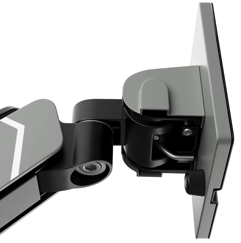 Podwójny uchwyt na monitory 49 cali, szaro-czarny RGB X-Arm Dual