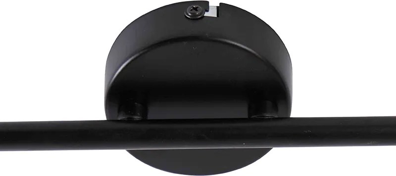 Nowoczesny reflektor czarny 2-światła regulowany - Facil