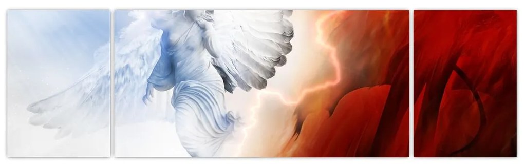 Obraz - Dobro i zło (170x50 cm)