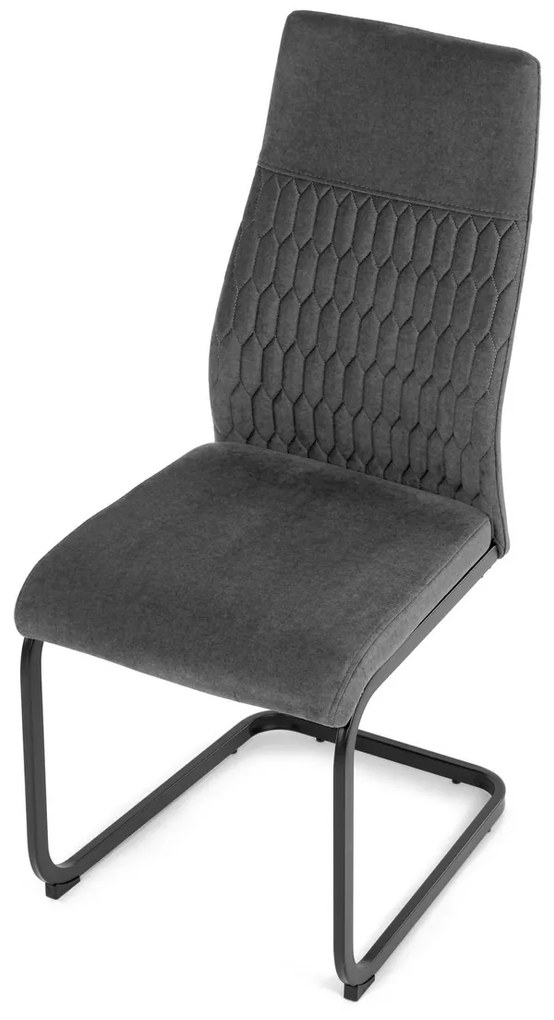 Zestaw krzeseł do jadalni DCL-X7018 GREY2, 4 szt.